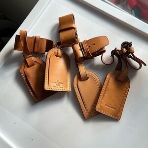 Louis Vuitton Malletier Luggage Tag and Poignet Set PRICE IS FOR 1